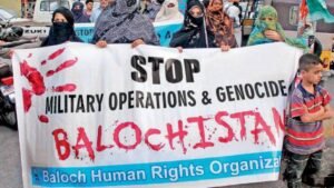 Protest against Pakistani atrocities in Belgium