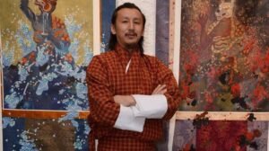 Yeshi Pelden Blends Bhutanese Tradition with Contemporary Art