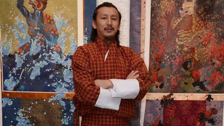 Yeshi Pelden Blends Bhutanese Tradition with Contemporary Art